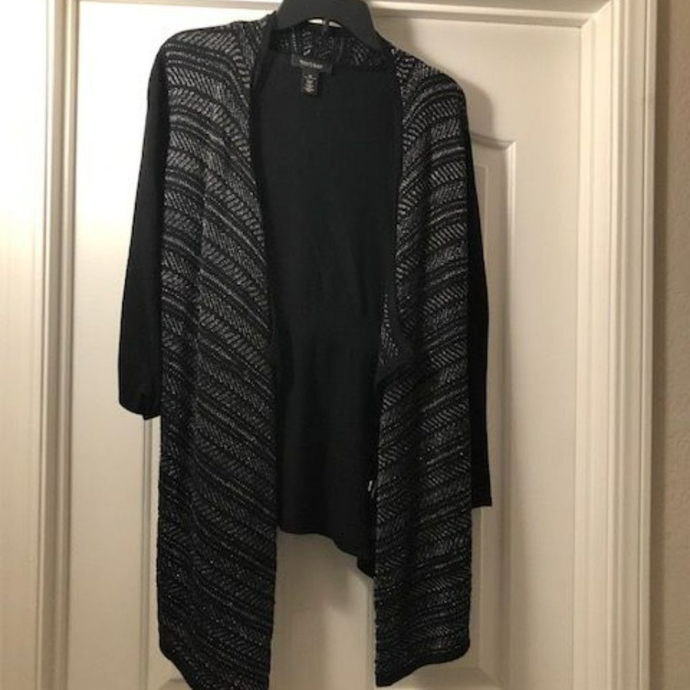 White House Black Market Black Cardigan - XS